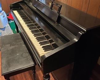 Story & Clark Piano with Storytone Mahogany Sounding Board 