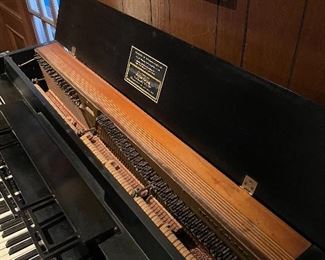 Story & Clark Piano with Storytone Mahogany Sounding Board 