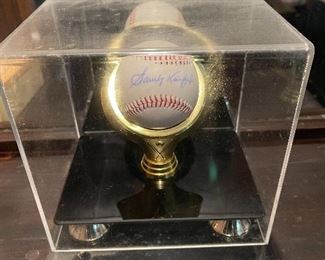 Sandy Koufax MLB Original Autographed Baseball - Authentic