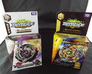 2 beyblades.