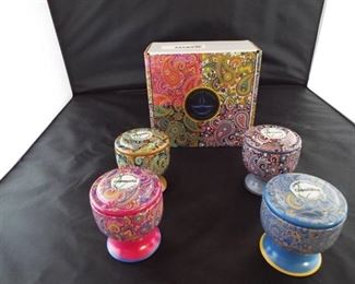 Scented candles 100% natural soy. (set of 4)