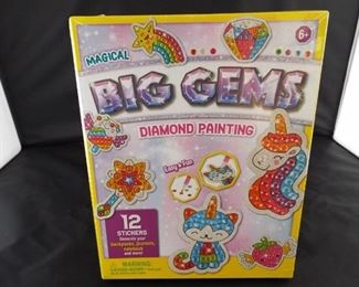 Magical big gems diamond painting.