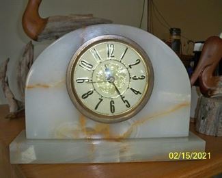 Marble clock