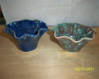 2 - Studio Art Pottery Bowls