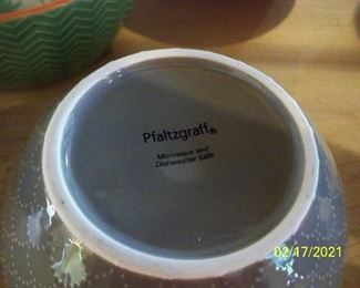Label on bottom of bowls