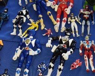 Power Rangers action figures 