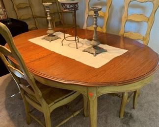 Dining Table and Five Chairs 
