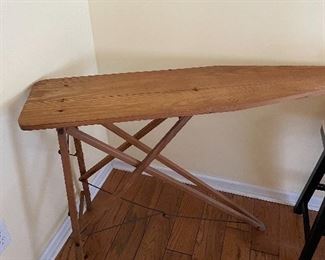 Wooden ironing board 