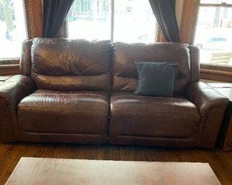 Here’s that Leather couch again.