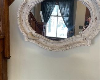 Fancy mirror. Thick and sturdy.. that's what she.. eh hm!