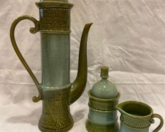 Shades of Green Coffee Server Set