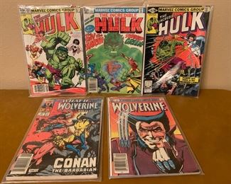 Vintage Hulk Wolverine Comics