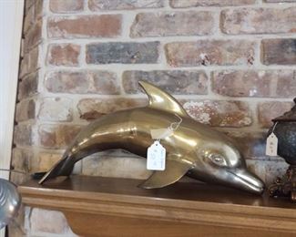 Large brass dauphin