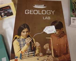 Vintage Geology Lab not all components