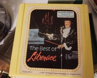 The Best of Liberace 8 track tapes