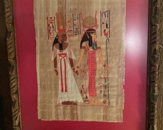 . . .original Egyptian art on papyrus