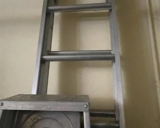 . . . an aluminum extension ladder