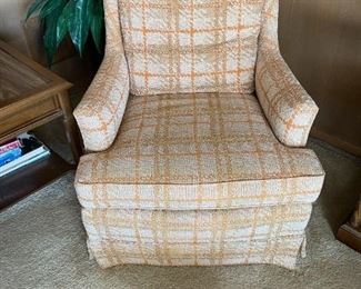. . . one of two matching retro chairs