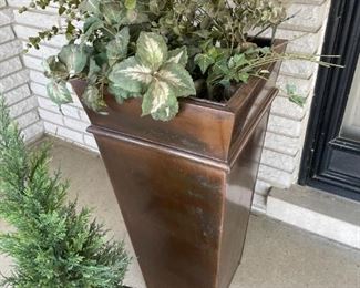 . . . one of two matching porch planters
