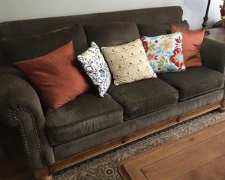 Sofa and pillows 