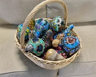 Hand-Painted Gourds, each sold separately