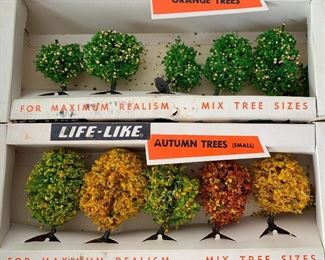 Train Track Trees Vintage