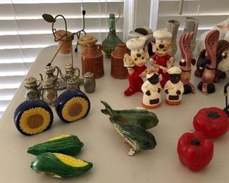 Vintage salt and pepper sets