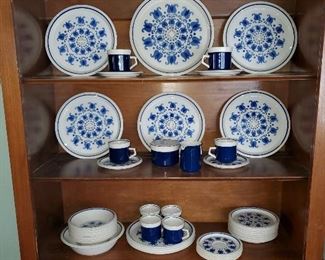 CHINA CABINET, DISHES