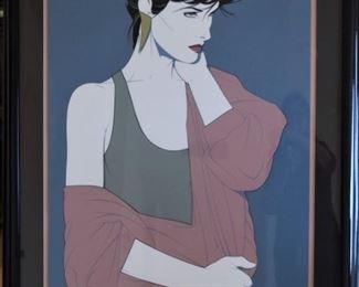 33 Patrick Nagel Mirage  Dumas 1986 Commemorative 10 Serigraph
