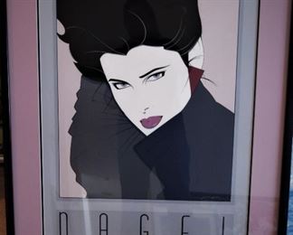 35 Patrick Nagel 1980s Commemorative 7 Serigraph