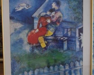 40 FROM THE TEL AVIV MUSEUM COLLECTION poster by Marc Chagall keeping