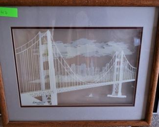 47 GOLDEN GATE BRIDGE 3D by Debbie Patrick