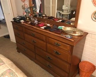 Great dresser and mirror.
