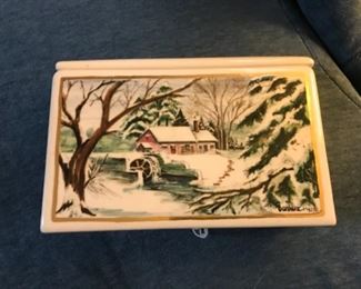 Hand painted box