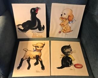 4 awesome hand painted children’s 