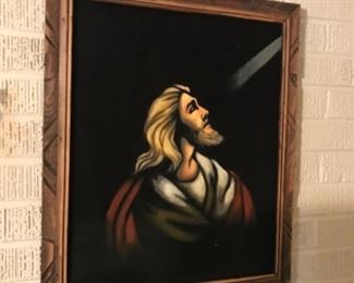Velvet portrait of Jesus