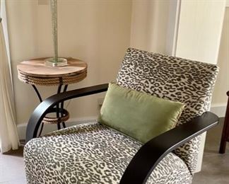 Very cool animal print chair - super comfortable