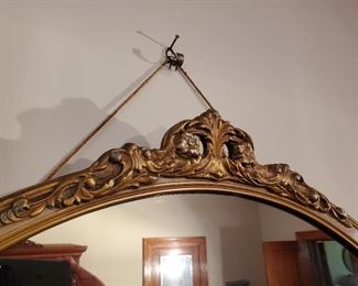 Top of wall mirror 
