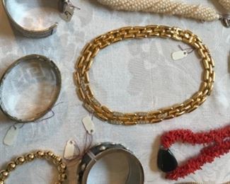 Bracelets, necklaces, rings