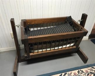 Wooden handmade cradle