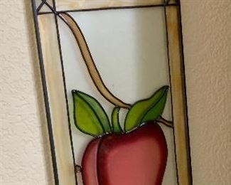 Stain glass Apple Decor for wall or window
