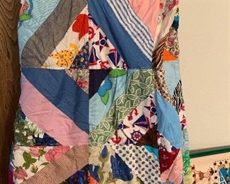 Vintage hand-sewn quilt