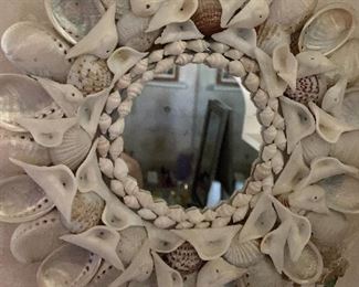 Decorative seashell hanging