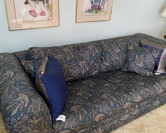 Large sofa with matching loveseat available. 