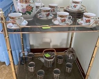 China set and table.