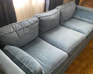 Sofa with matching loveseat.