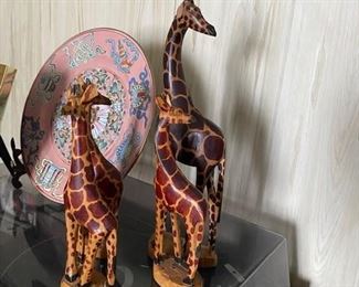 Giraffe family set. 