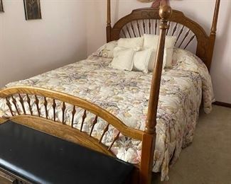 All wood bedroom set