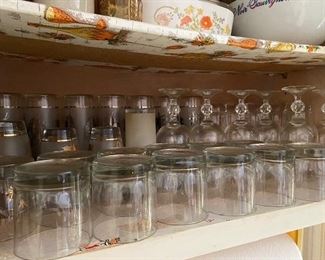 Kitchen glassware
