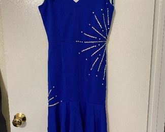 Sequined ladies dress. Size S.  Used for dance recital. $15